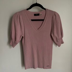 T Tahari EUC Puff Sleeve Sweater